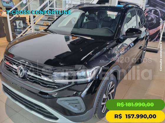 VOLKSWAGEN T-CROSS 1.0 200 TSI TOTAL FLEX COMFORTLINE AUTOMÁTICO